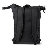 Norländer Rucksack Schwarz Rückseite mit Tragegurt