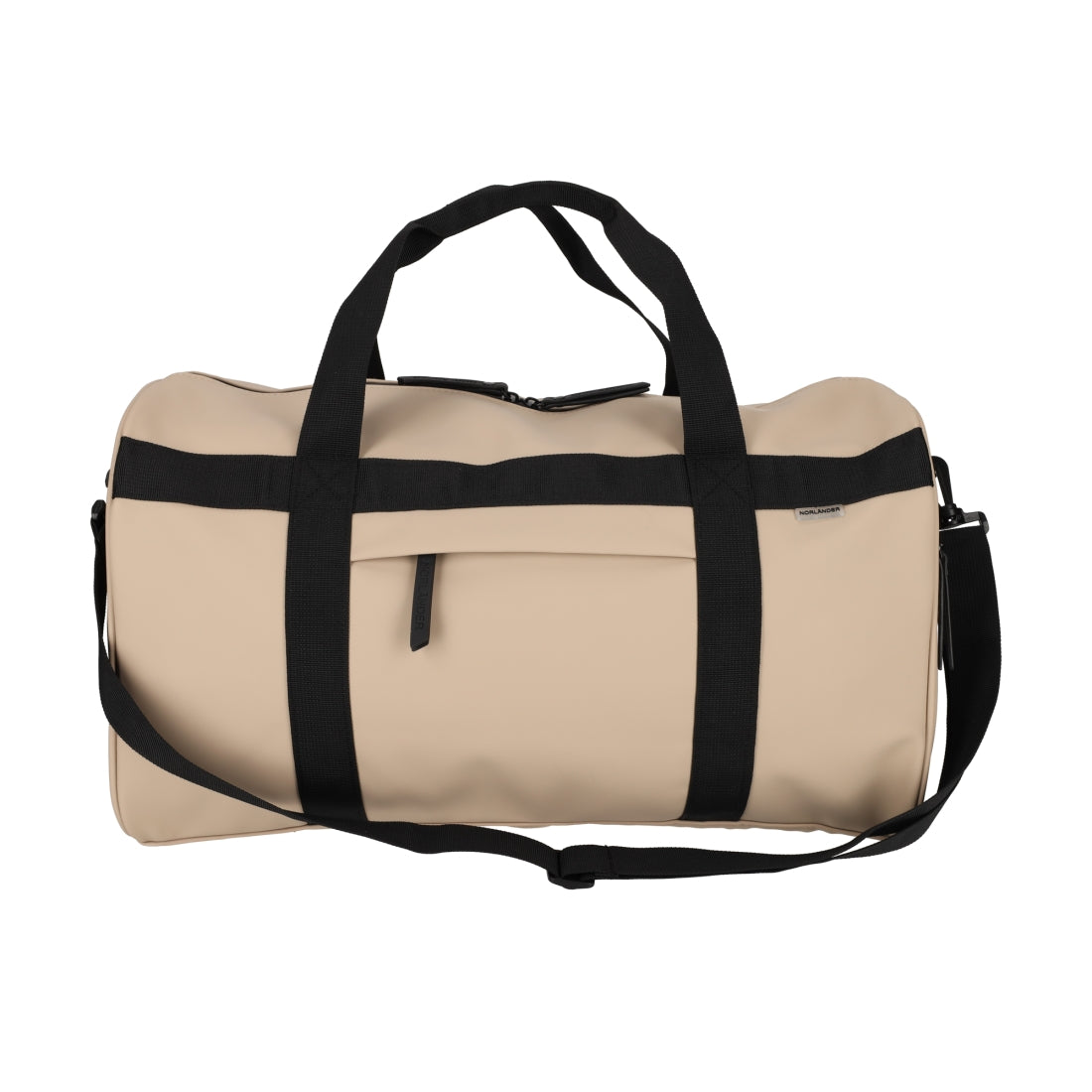 Norländer Sporttasche DULL PU in Beige in der Seitenansicht gerade
