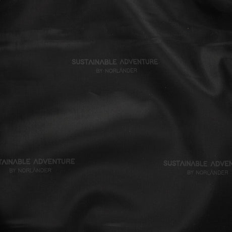 Norländer Sporttasche mit Hinweis auf das recycelte Material
