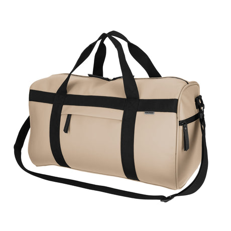 Norländer Sporttasche DULL PU in Beige in der Profilansicht