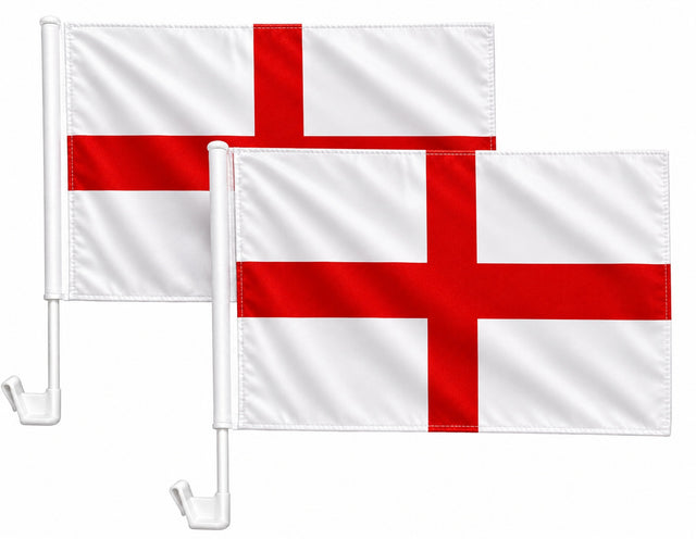 2x Autoflagge England 30x40 cm