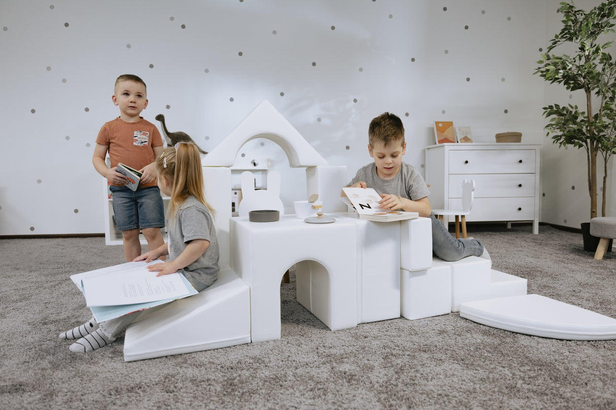 IGLU SET 21 Creativity - verschiedene Farben- Schaumstoff-Bausteine / Spielbausteine für Kinder zw. 1-5 Jahre