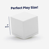IGLU SET 39 - 6 Würfel/16 Würfel SET - Weiß  – Wählbar 6/16 weiße Würfel aus Schaumstoff / Schaumstoffbausteine für Kinder