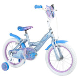 Volare Disney Die Eiskönigin 2 Kinderfahrrad 16 Zoll Blau-Lila mit Stützrädern und Handbremsen