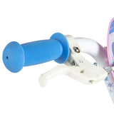 Volare Disney Die Eiskönigin 2 Kinderfahrrad 16 Zoll Blau-Lila mit Stützrädern und Handbremsen