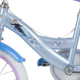 Volare Disney Die Eiskönigin 2 Kinderfahrrad 16 Zoll Blau-Lila mit Stützrädern und Handbremsen