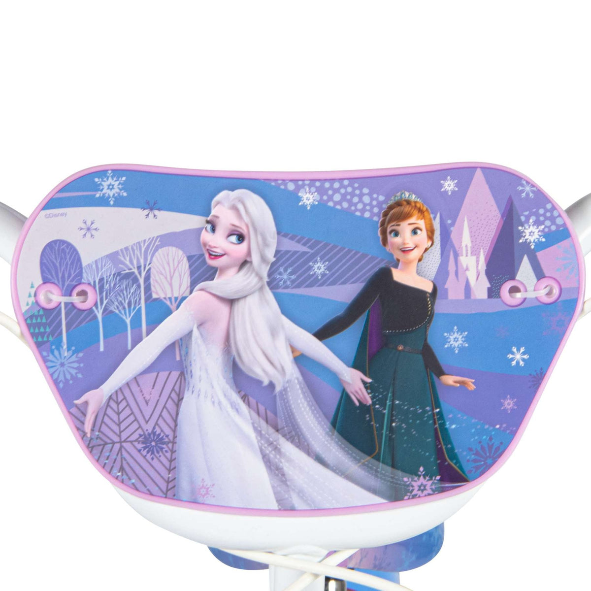 Volare Disney Frozen 2 Kinderfahrrad 12 Zoll in Blau-Lila mit zwei Handbremsen