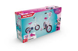 Volare Disney Minnie Mouse Kinderfahrrad 12 Zoll Weiß-Rosa mit Stützrädern