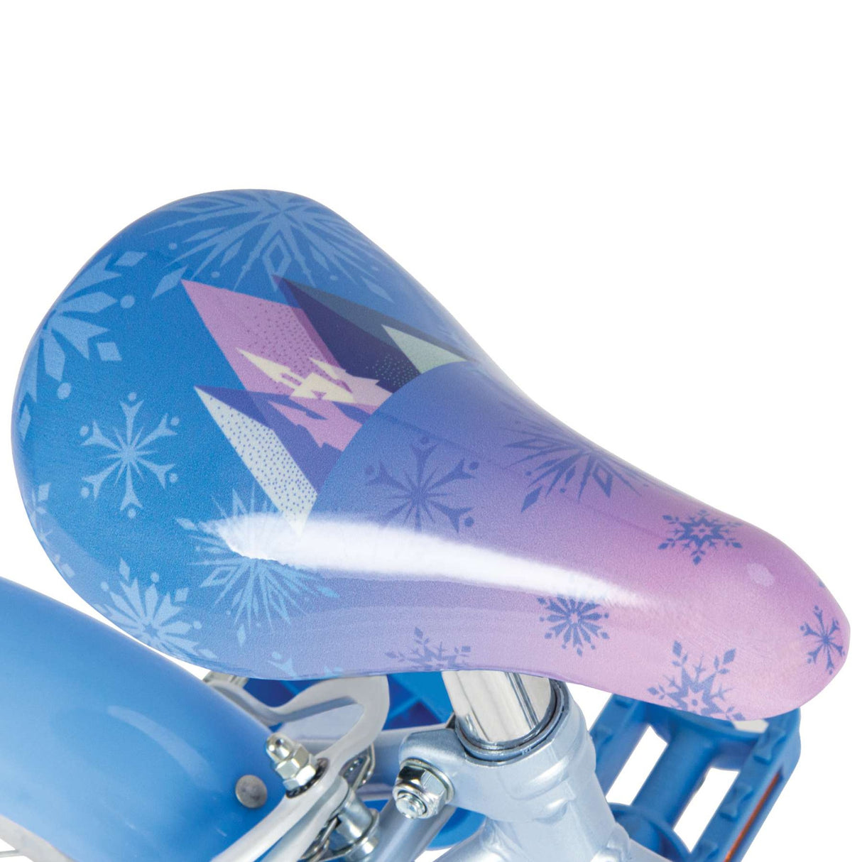 Volare Disney Frozen 2 Kinderfahrrad 12 Zoll in Blau-Lila mit zwei Handbremsen