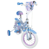 Volare Disney Frozen 2 Kinderfahrrad 12 Zoll in Blau-Lila mit zwei Handbremsen