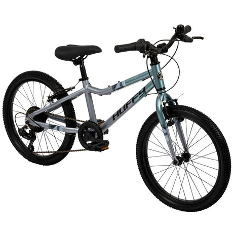 Kinderfahrrad mit 20-Zoll-Rädern in Blau und Silber, sportliches Design