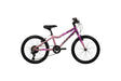Kinderfahrrad in lila und pink mit 20-Zoll-Rädern und Mountainbike-Reifen