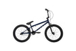 BMX-Fahrrad in Blau mit dicken Reifen und einfacher Ausstattung