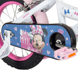 Volare Disney Minnie Mouse Kinderfahrrad 14 Zoll Weiß-Rosa mit Handbremsen