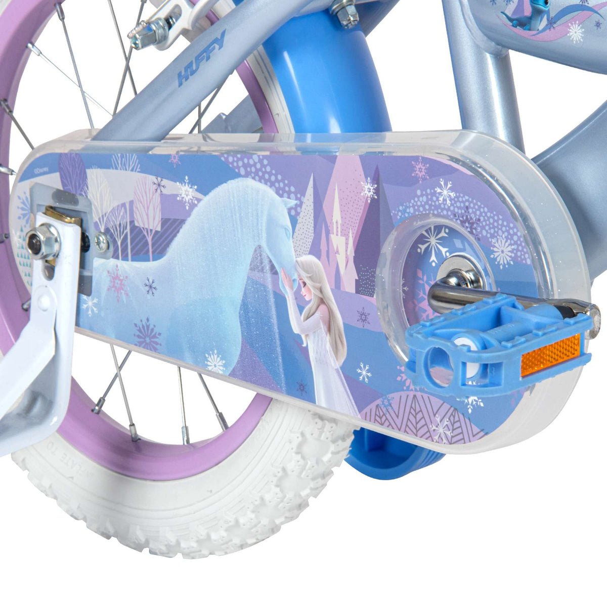 Volare Disney Die Eiskönigin 2 Kinderfahrrad 14 Zoll Blau-Lila mit Handbremsen