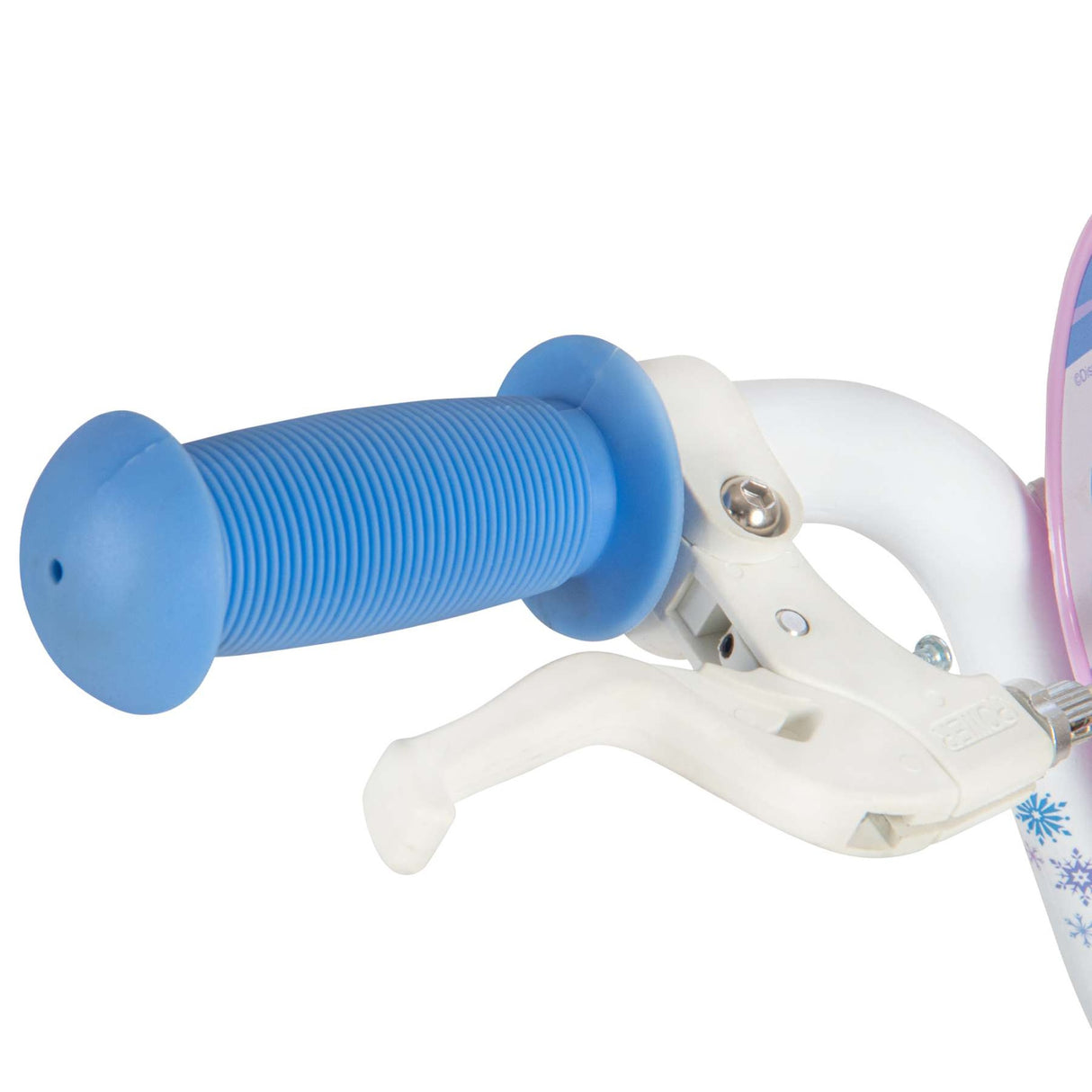 Volare Disney Die Eiskönigin 2 Kinderfahrrad 14 Zoll Blau-Lila mit Handbremsen