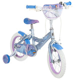 Volare Disney Die Eiskönigin 2 Kinderfahrrad 14 Zoll Blau-Lila mit Handbremsen