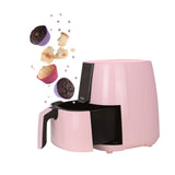 Jocca Heißluftfritteuse 3,8L 1450W Airfryer LED Touch 8 Programme fettarm Rosa