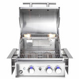 Hochwertiger Einbau Gas-Grill Top Line ALL'GRILL CHEF S aus Edelstahl: Top-Einsteiger mit 2 Brennern und Backburner
