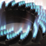 Hockerkocher Set: Gasbrenner + Gusspfanne quadratisch, 30x30x14 cm, 4 kW, ohne Zündsicherung
