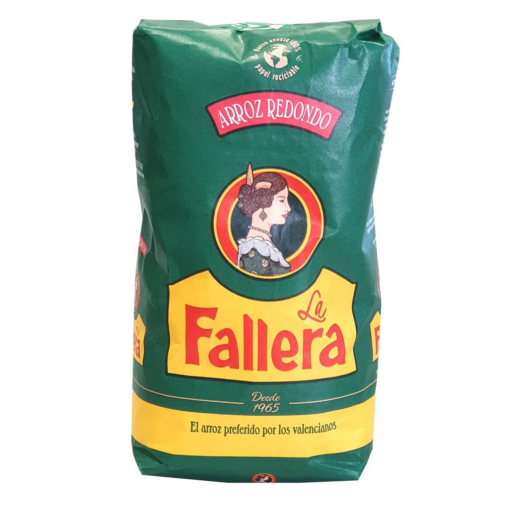Original spanischer Paella-Reis von La Fallera aus Valencia in Spanien, 1 kg, ideal zur Herstellung von spanischer Paella, Risotto oder Reisgerichten