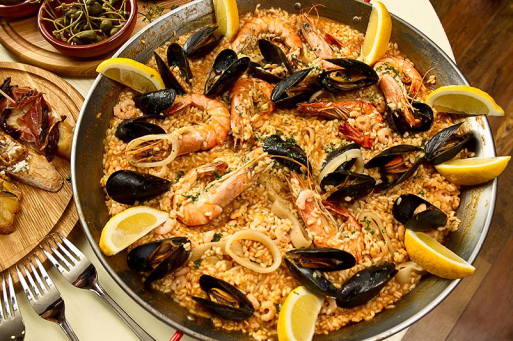 Original spanische Paella Pfanne Typ "Valenciana" emaillierte Ø 12 cm, robust und vielseitig einsetzbar für Paella, Reisgerichte und Pfannengerichte