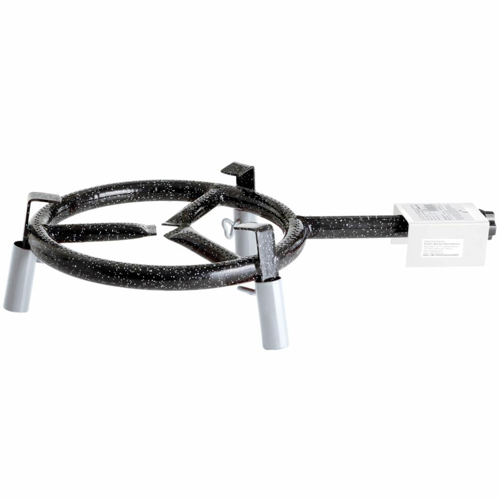 Stabiler Tischfuß für Paella-Ringbrenner 20-70 cm - Einfacher Aufbau, hohe Qualität, bis 40 kg belastbar