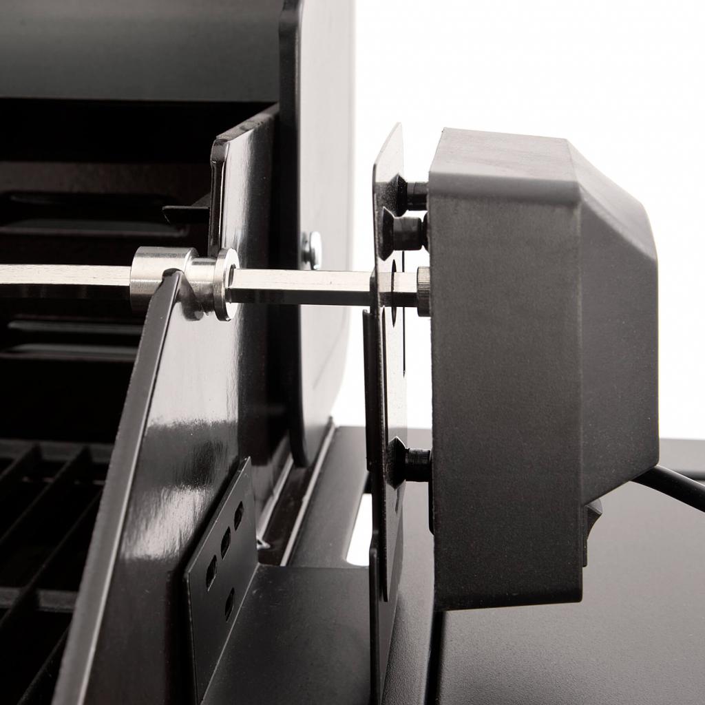 ALL'GRILL Grillspieß mit Motor 230V - 74 cm für ALL'GRILL CHEF M und Allrounder M: Edelstahlspieß, inkl. Fleischklammern, einfache Bedienung