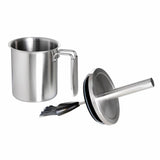Allgrill Grillpinsel-Set aus Edelstahl/Silikon Ø 10 x 23 cm für perfektes Marinieren am Grill