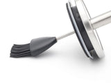 Allgrill Grillpinsel-Set aus Edelstahl/Silikon Ø 10 x 23 cm für perfektes Marinieren am Grill