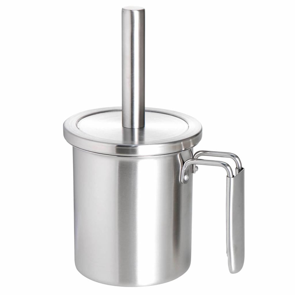 Allgrill Grillpinsel-Set aus Edelstahl/Silikon Ø 10 x 23 cm für perfektes Marinieren am Grill
