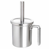 Allgrill Grillpinsel-Set aus Edelstahl/Silikon Ø 10 x 23 cm für perfektes Marinieren am Grill