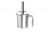 Allgrill Grillpinsel-Set aus Edelstahl/Silikon Ø 10 x 23 cm für perfektes Marinieren am Grill