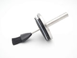 Allgrill Grillpinsel-Set aus Edelstahl/Silikon Ø 10 x 23 cm für perfektes Marinieren am Grill