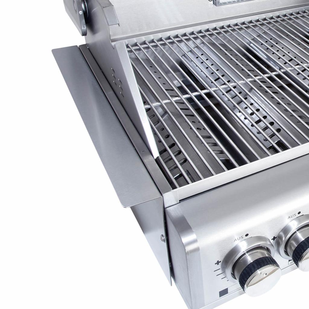 Hochwertiger Edelstahl Einbau Gas-Grill 6 Brenner mit Backburner und Air System: TOP-LINE - ALL'GRILL CHEF XL - BUILT-IN Variante