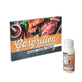 Hochwertiger Edelstahl Gasgrill MODULAR-TOP-LINE-ALL'GRILL' CHEF "L" mit 4 Brennern und Seitenkocher - 20,7 kW, inkl. LED-Beleuchtung und Thermometer