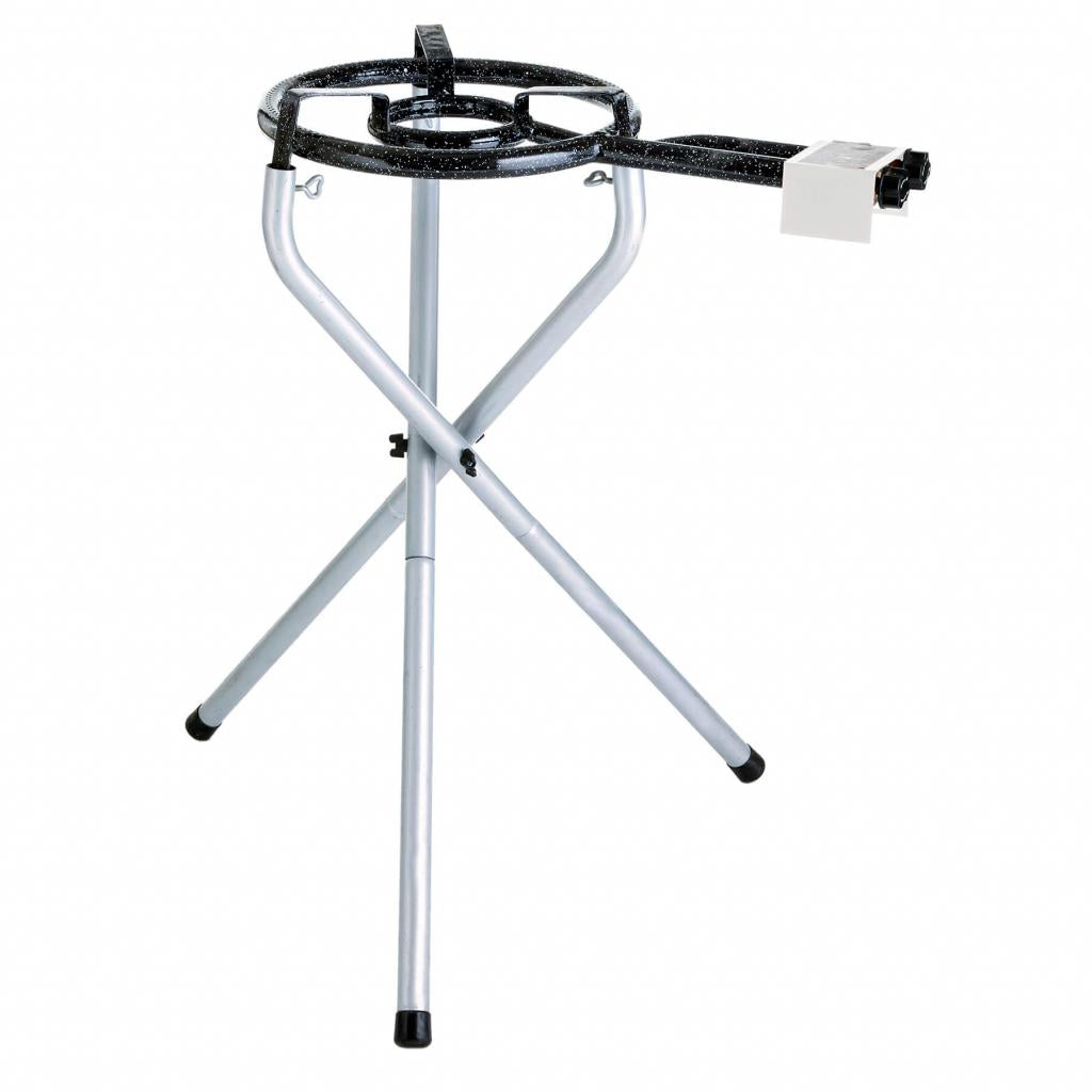 Grundset-Kombination: Leichter Paella-Grill Ø 35 cm mit X-Beinständer und Zubehör