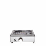 Multi-Kulti®: Portabler Gasgrill mit Steakzone®-Keramikbrenner, 42x51x25 cm, Edelstahl, Zubehör, Zündsicherung