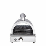 Multi-Kulti®: Portabler Gasgrill mit Steakzone®-Keramikbrenner, 42x51x25 cm, Edelstahl, Zubehör, Zündsicherung