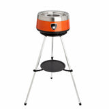 Leichter Holzkohlegrill Ø 38 cm mit Zubehör und Transporttasche: Vulcano - der multifunktionale Grill inkl. 2 Grillaufsätzen und Haube