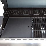 Gusseiserne Grillplatte 33x42,5 cm mit Ablauföffnung für Allgrill PROFESSIONAL - Beidseitig verwendbar, solide, massiv und robust für die Ewigkeit