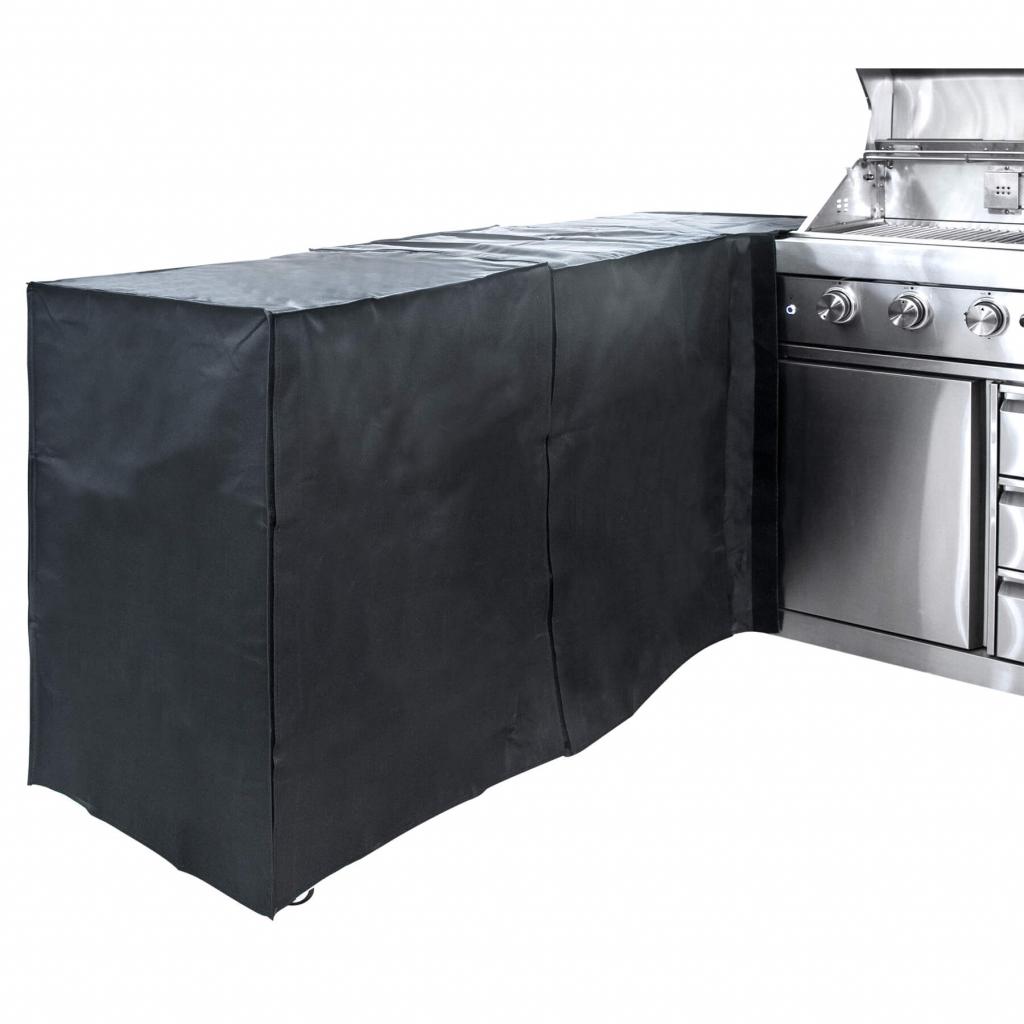 ALL'GRILL Wetterschutzhülle für Gasgrill Modul 4 / 6 - Reißfestes Polyester, wasserdicht, optimaler Schutz gegen Witterung - Ø 70 cm