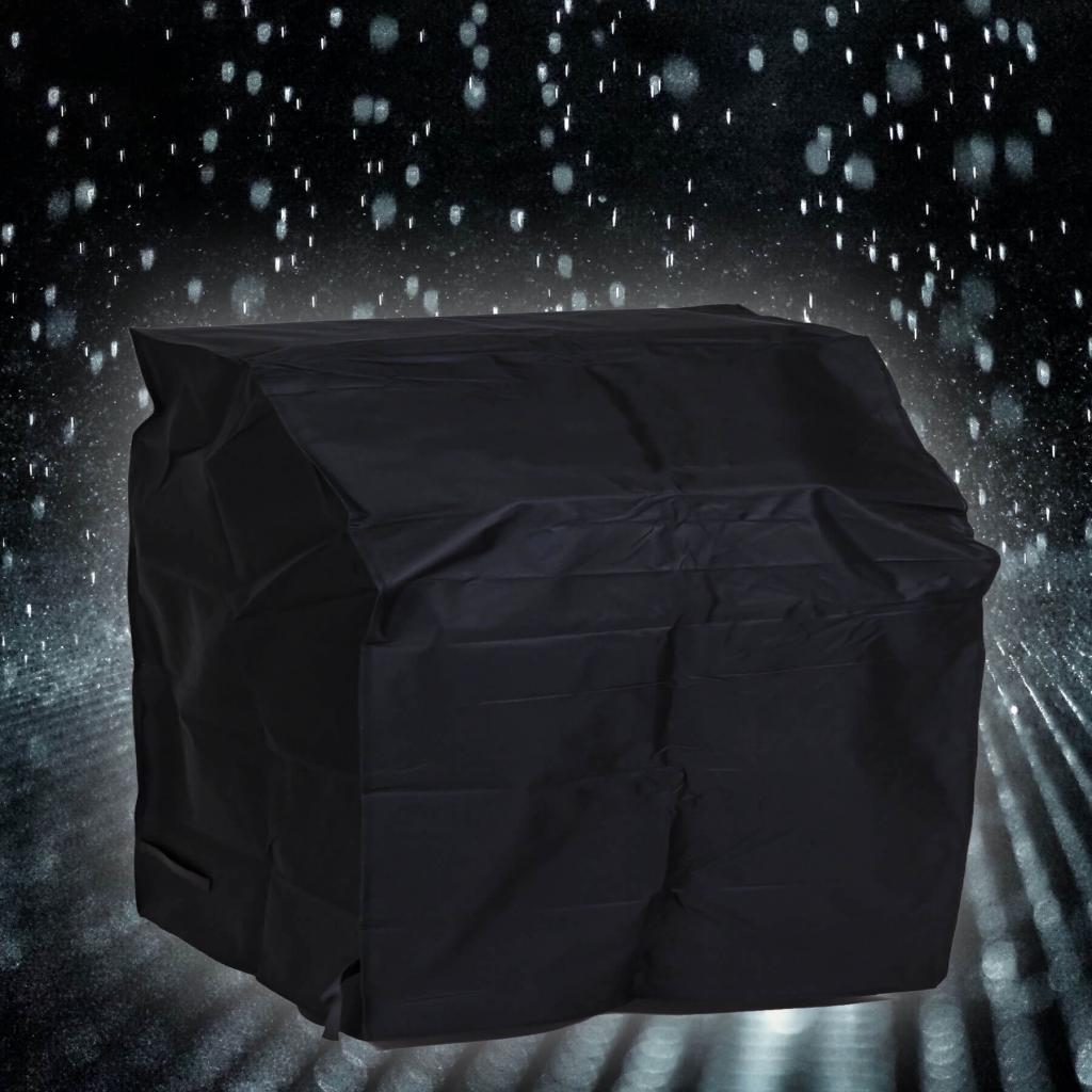 ALL'GRILL Wetterschutzhülle für Gasgrill MODULAR-CHEF XL (abgeklappt), reißfestes Polyester, wasserdicht, passend für ähnliche Grills, mit Haltegriff