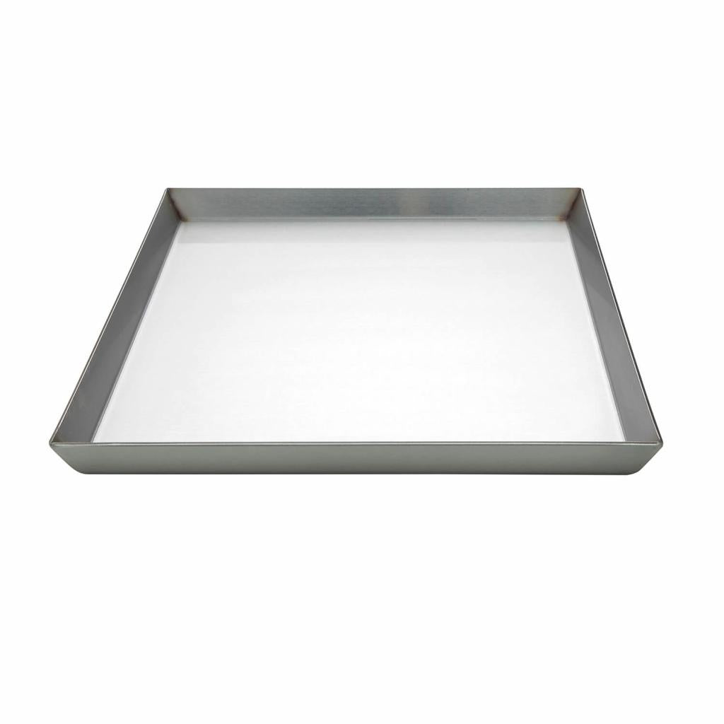 Edelstahl Kochplatte/-wanne 35cm für CHEF L/XL, Ultra und Outdoorküche: Massive Voll-Edelstahlplatte für vielseitiges Kochen - Ø 35 cm, 3mm dick, 4 kg