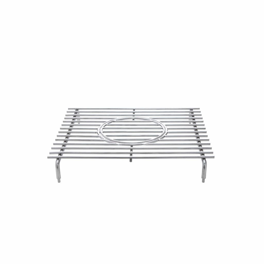 Edelstahl Geschirreinsatz für Seitenkochfeld/-brenner | Maße: 31x29x4,7cm | ø 14cm Öffnung | 0,95kg | Ideal für EXTREM, Ultra und Outdoorküche