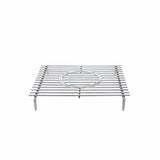 Edelstahl Geschirreinsatz für Seitenkochfeld/-brenner der CHEF-Serie | Maße: 31x23x4,7cm | ø 14cm Öffnung | 0,85kg | Perfekt für Wok-Gerichte