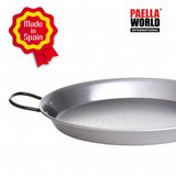 Original spanische Paelle Pfanne Typ 'Valencia' - leicht, Ø 42 cm, polierter Stahl, robust und preiswert: Ideal für Paella, Pfannen-/Reisgerichte