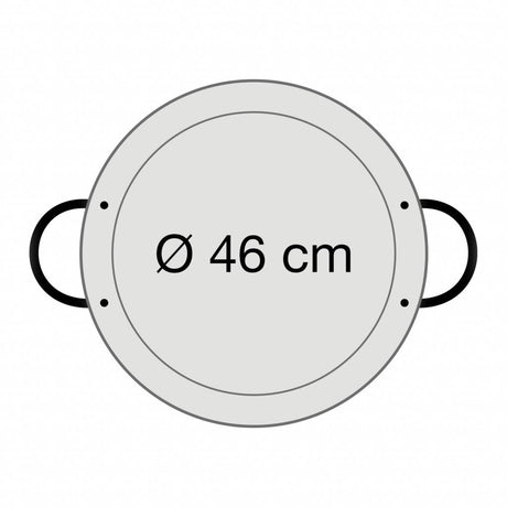 Durchmesser am oberen Rand: 46,0 cm