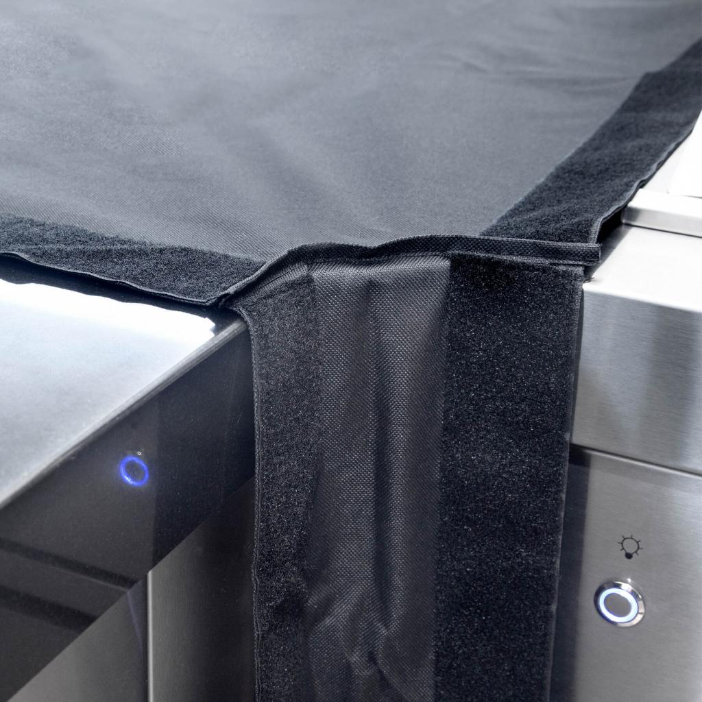 ALL'GRILL Wetterschutzhülle für Gasgrill Modul 12 - Reißfestes Polyester, wasserdicht, optimaler Schutz gegen Witterung - Ø 70 cm