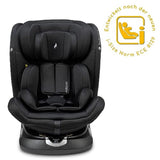 Osann Swift360 S i-Size Kindersitz 76–150 cm – 360° drehbar, Reboarder & vorwärts, Isofix, i-Size R129, mitwachsend, Magnethalterung – All Black